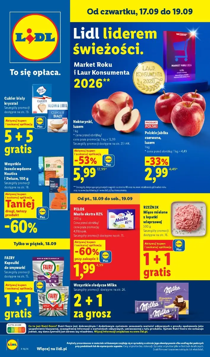 Lidl, gazetka do 19.09.2026