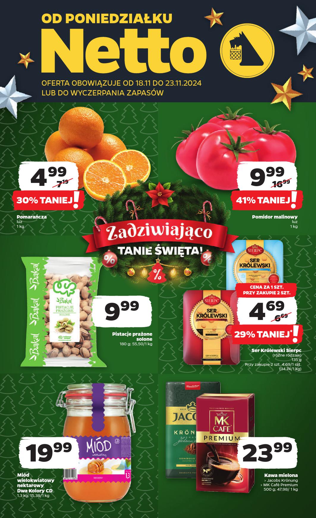 Netto, gazetka do 23.11.2024 - Zadziwiająco tanie Święta 