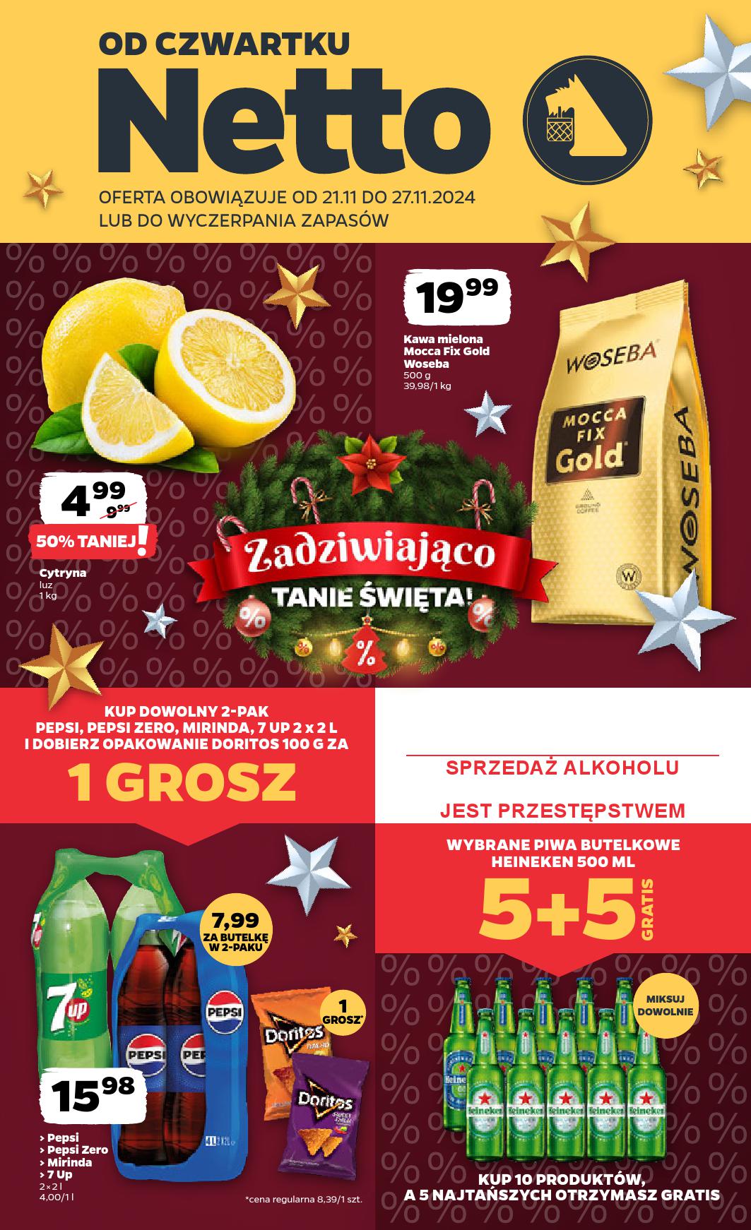 Netto, gazetka do 27.11.2024 - Zadziwiająco tanie Święta 