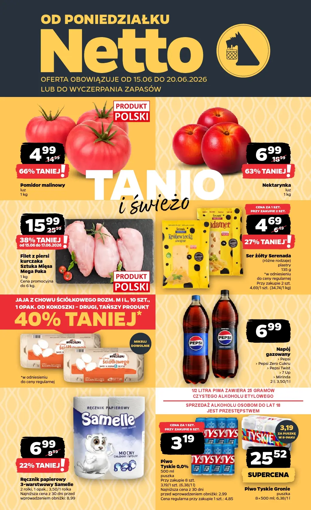 Netto, gazetka do 20.06.2026
