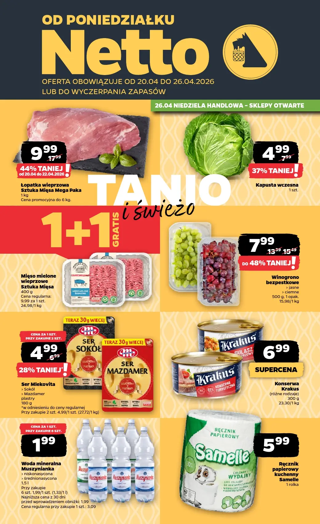 Netto, gazetka do 26.04.2026