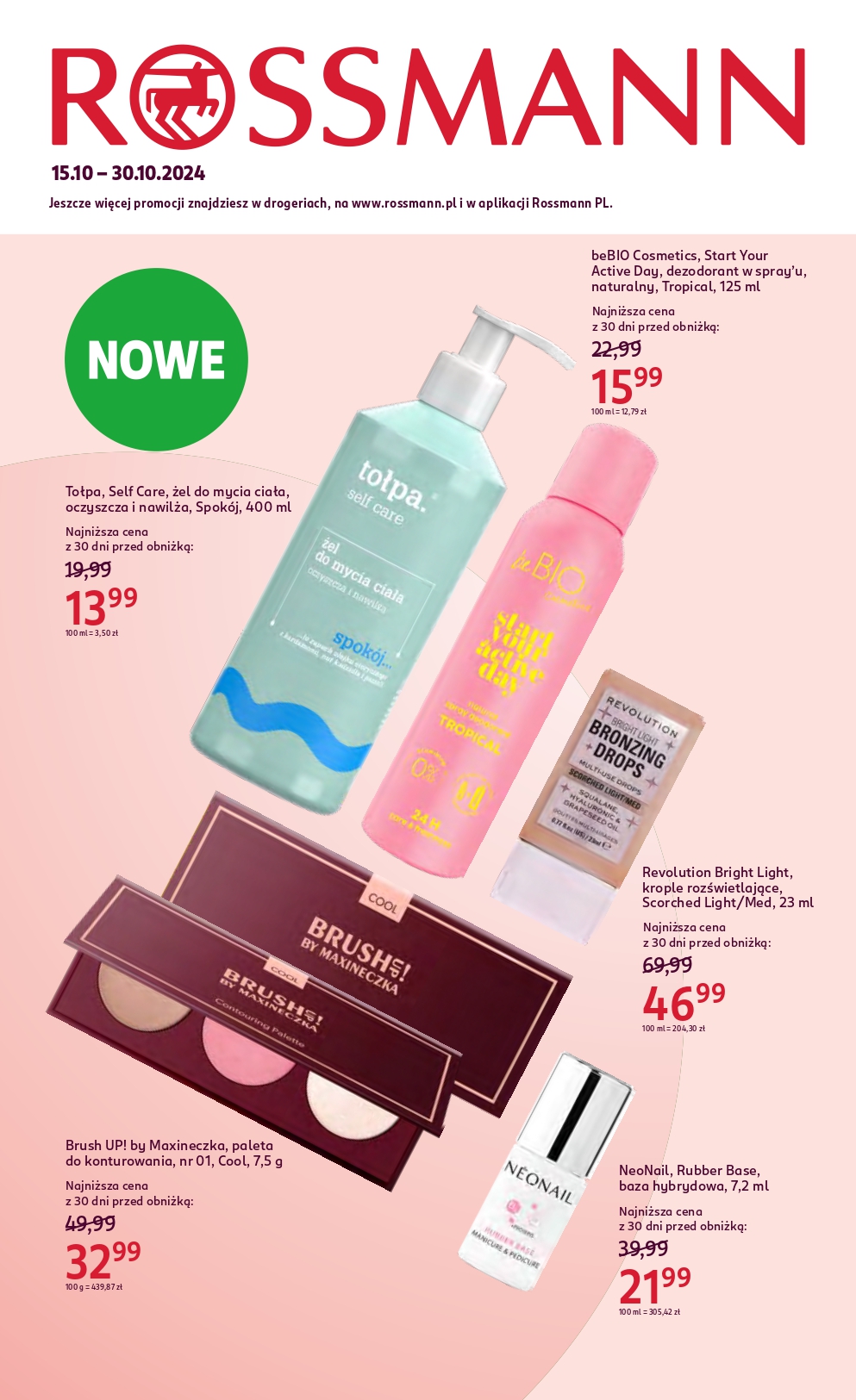 Rossmann, gazetka do 30.10.2024 - Nowości w ofercie 