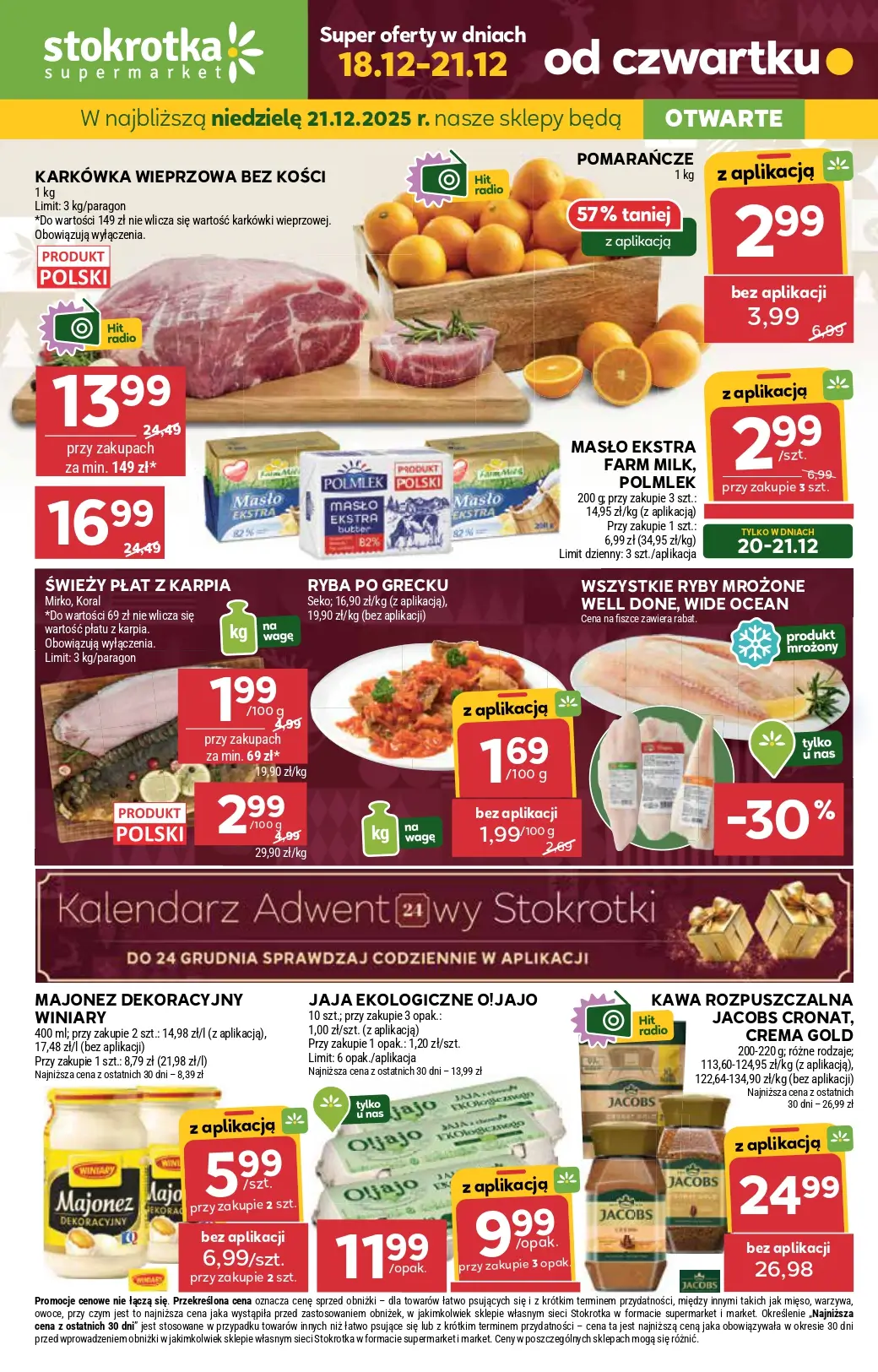 Stokrotka Supermarket, gazetka do 21.12.2025 21.12.2025