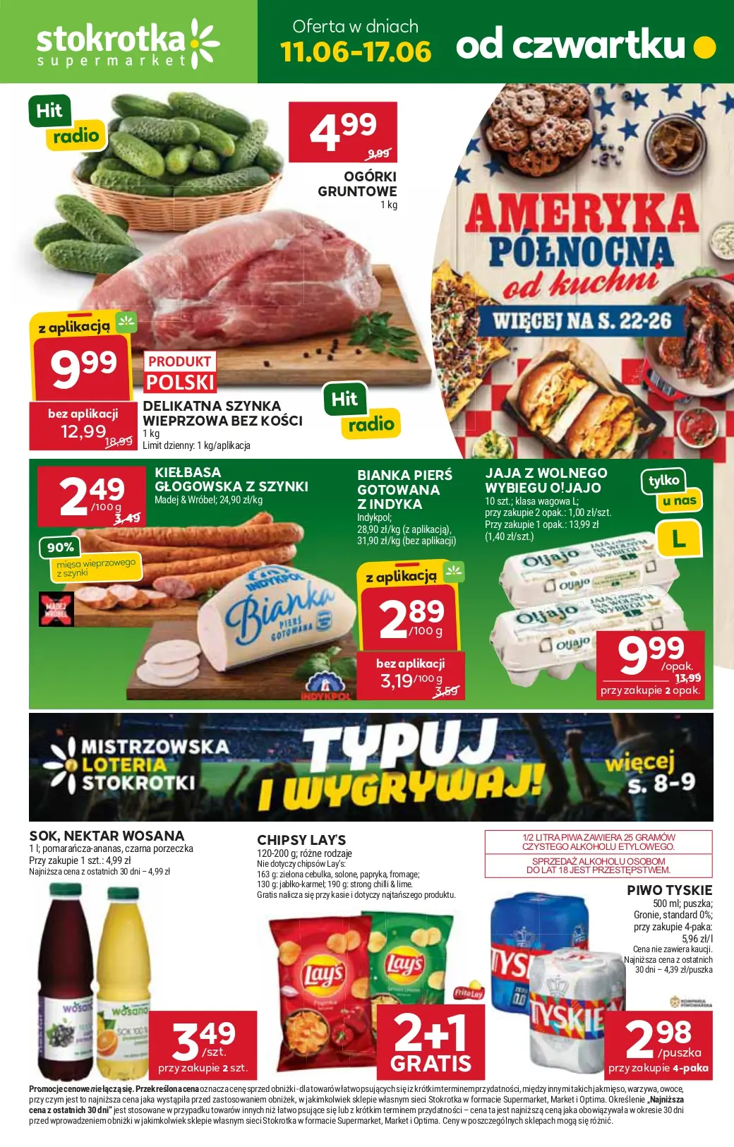 Stokrotka Supermarket, gazetka do 17.06.2026