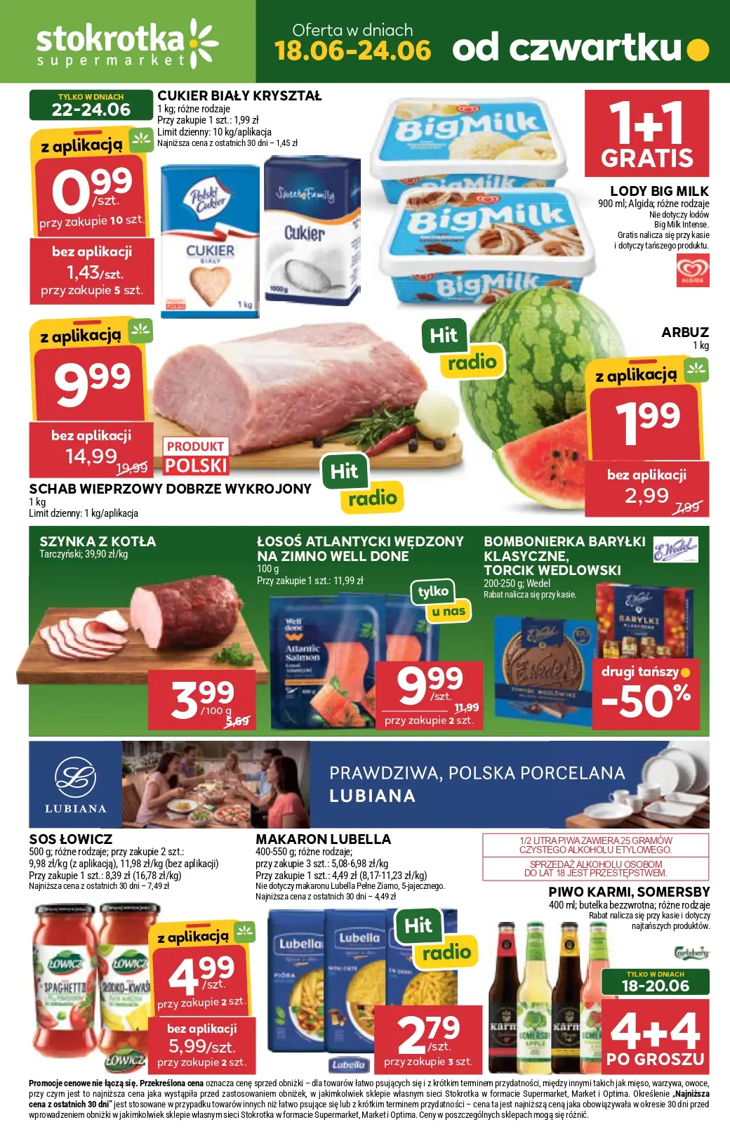 Stokrotka Supermarket, gazetka do 24.06.2026
