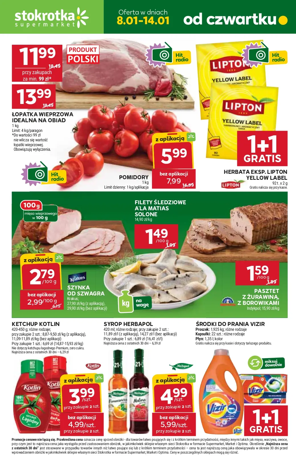 Stokrotka Supermarket, gazetka do 14.01.2026 14.01.2026