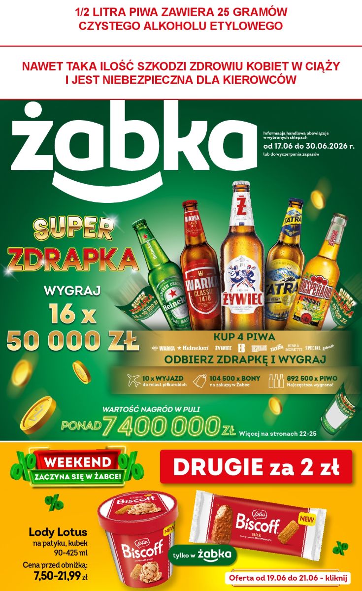 Żabka, gazetka do 30.06.2026