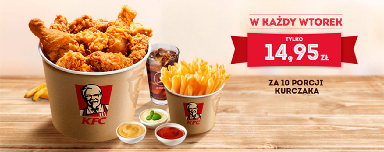 Wtorki w KFC: co jest teraz w promocji we wtorek i jakie są ceny w 2020? 