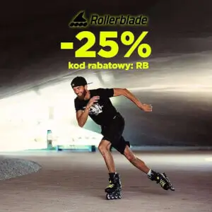 Promocja na rolki i akcesoria firmy Rollerblade w Bladeville
