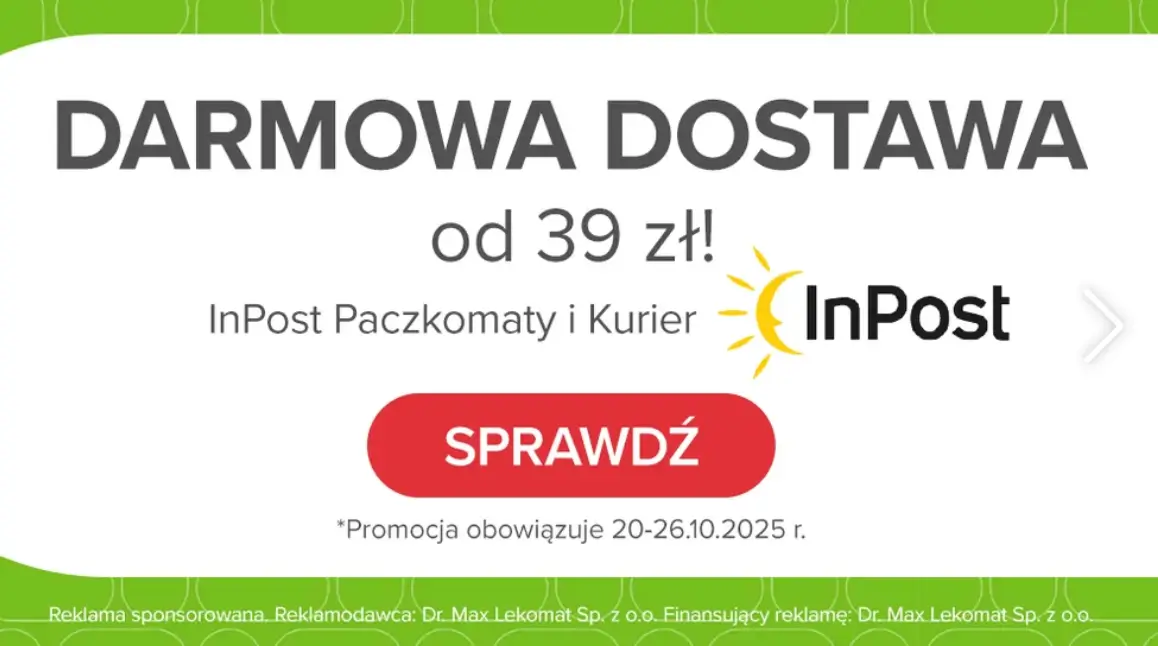 Darmowa dostawa od 39 zł w drmax.pl
