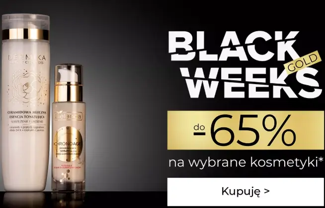 Black Weeks Gold ze zniżkami do -65% na wybrane kosmetyki w House of Beauty Bielenda