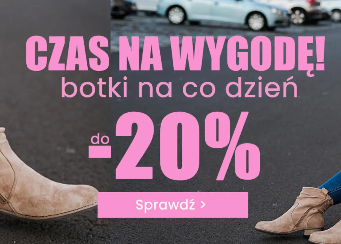 Botki 20% taniej w Suzana