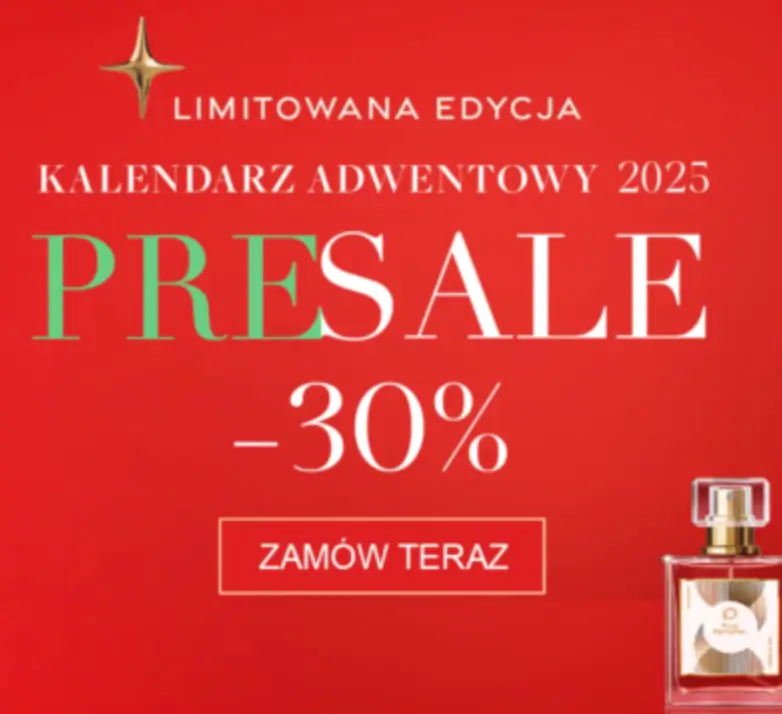 Kalendarz adwentowy Paryskie Perfumy 30% taniej