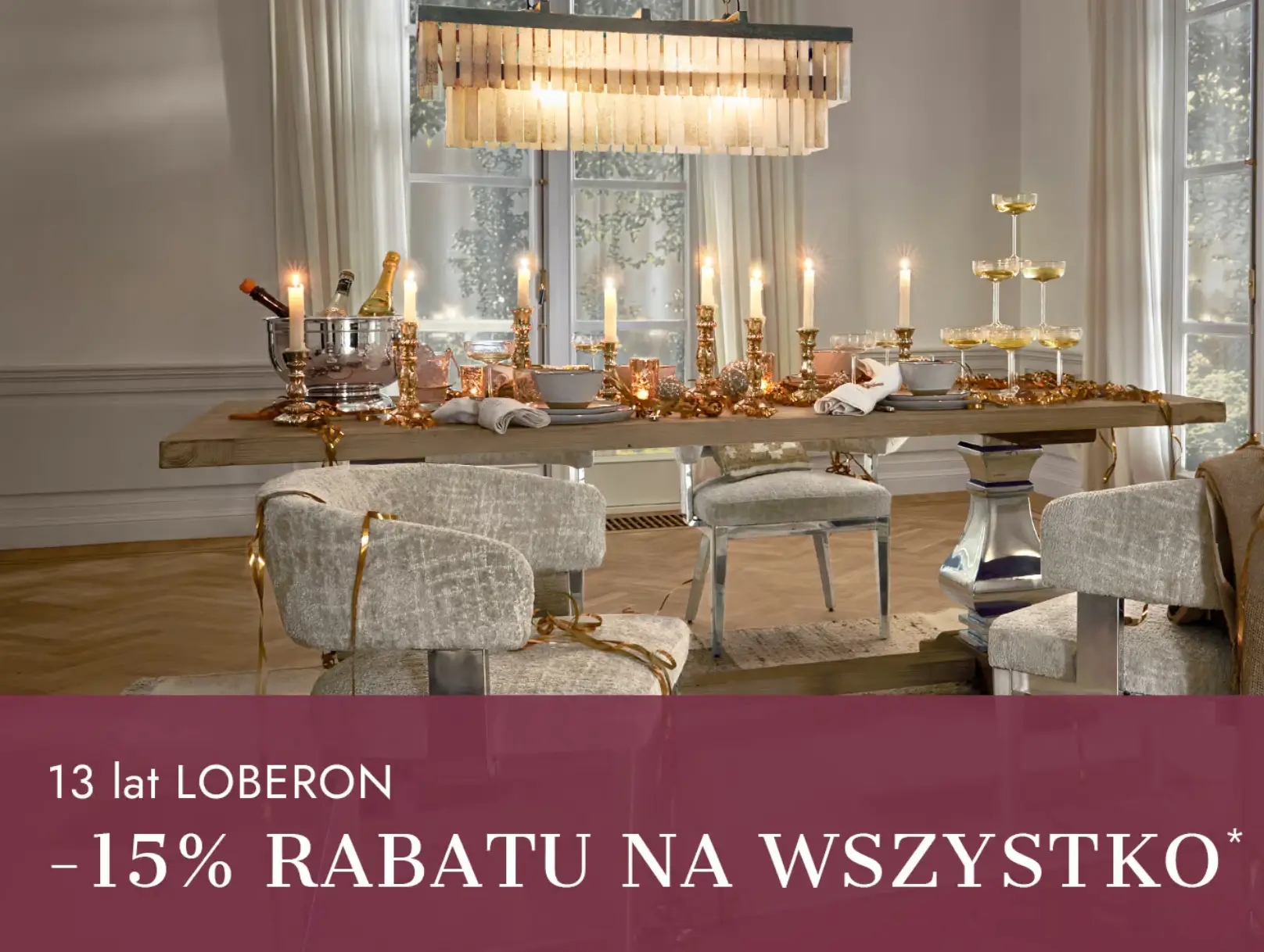 Kod rabatowy -15%  na zakupy w Loberon