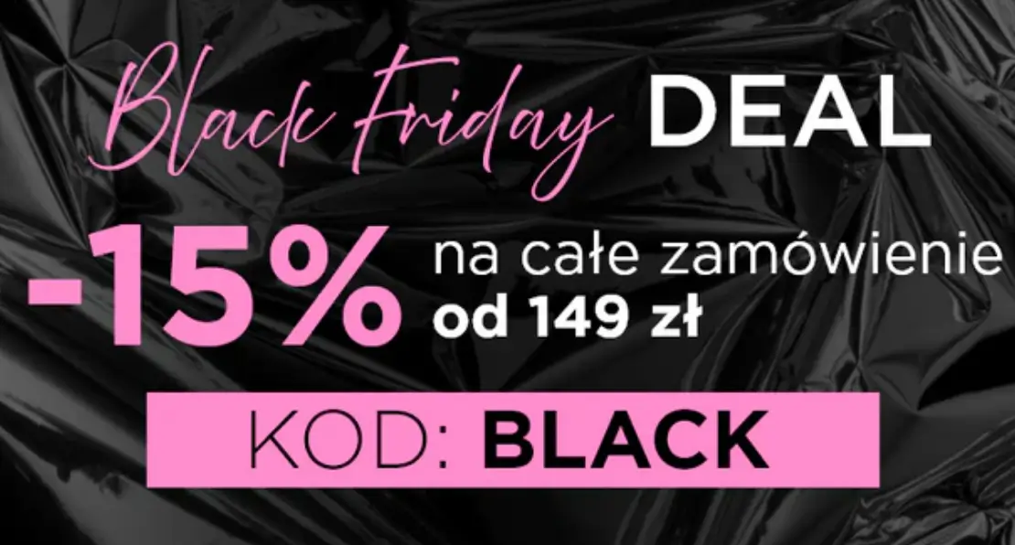 Kod rabatowy -15% od 149 zł na Black Friday w Eveline Cosmetics