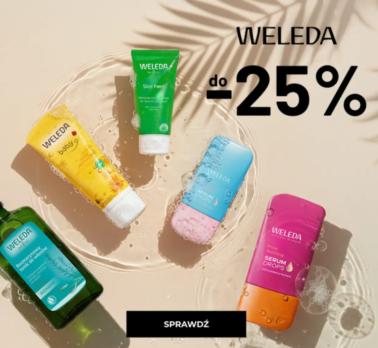 Kosmetyki Weleda 25% taniej w Cocolita