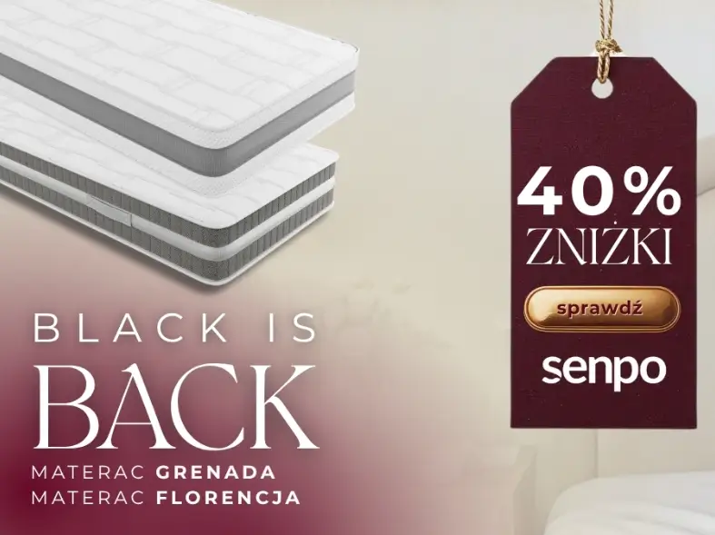 Materace Grenada i Florencja z rabatem 40% w Senpo
