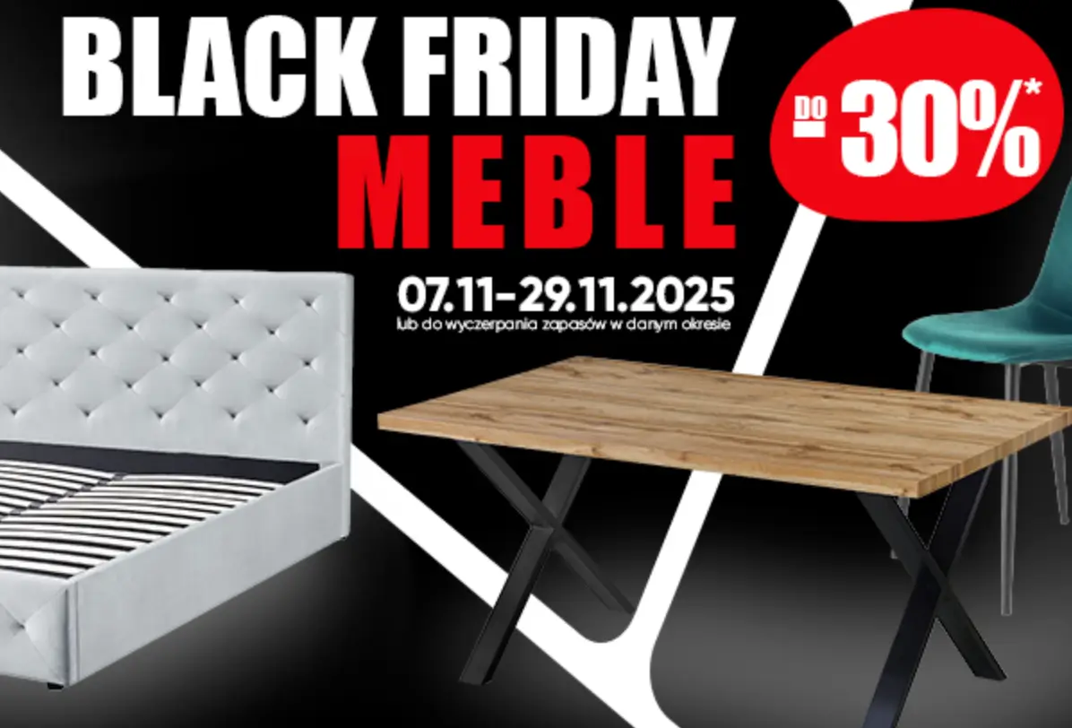 Meble 30% taniej w Merkury Market