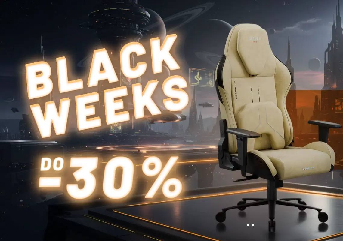 Nawet -30% na Black Weeks w Diablo Chairs