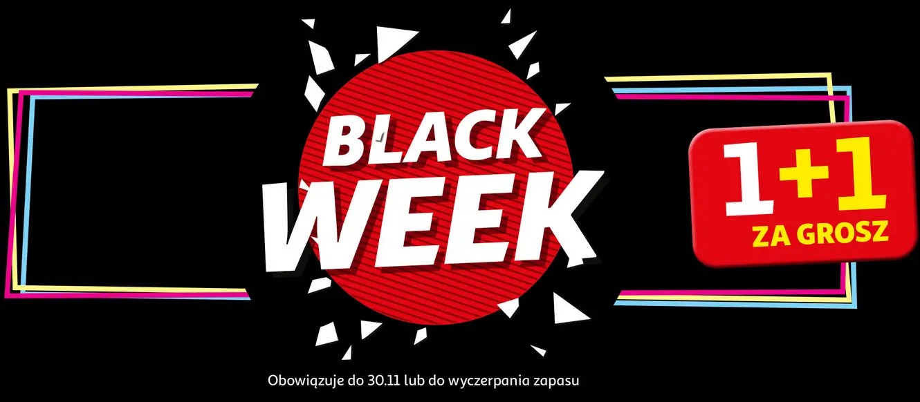 Promocje 1+1 na Black Week w Zakupy Auchan