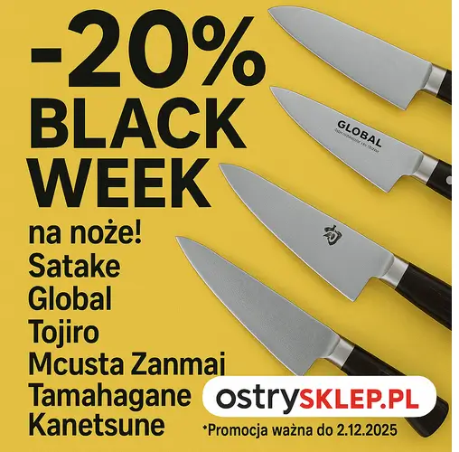 Rabat -20% na noże w Ostry Sklep