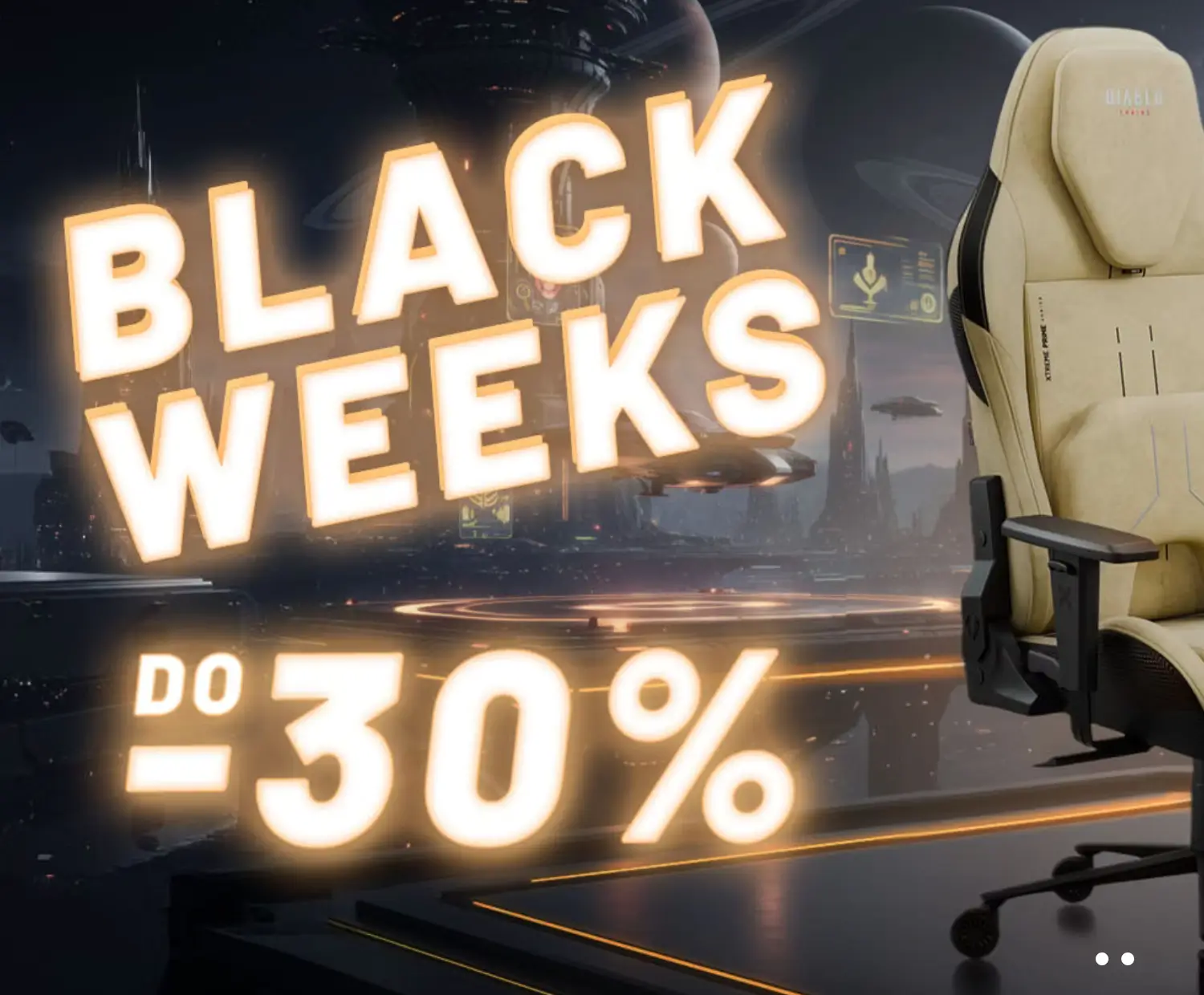 Rabaty do -30% na Black Friday w Diablo Chairs