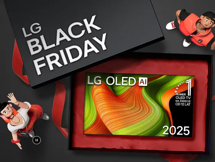 Sprawdź okazje na Black Friday w sklepie LG