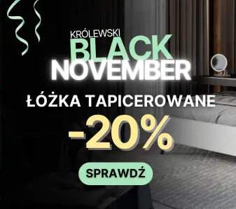 Zniżka -20% na łóżka tapicerowane w sklepie Król Materacy