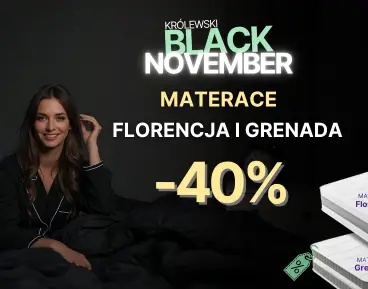 Zniżka -40% na materace Florencja i Grenada w sklepie Król Materacy
