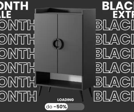 Zniżki do -50% na Black Month w Meble Pumo