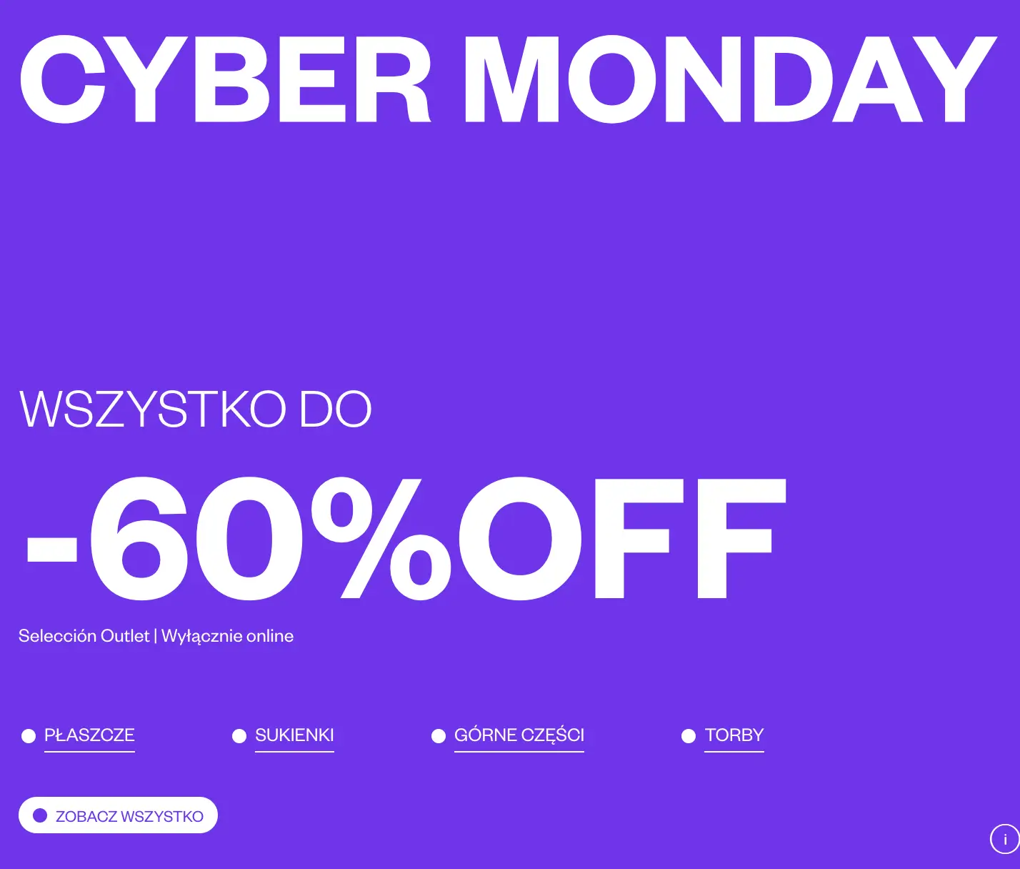 Cyber Monday | Wszystko do -60