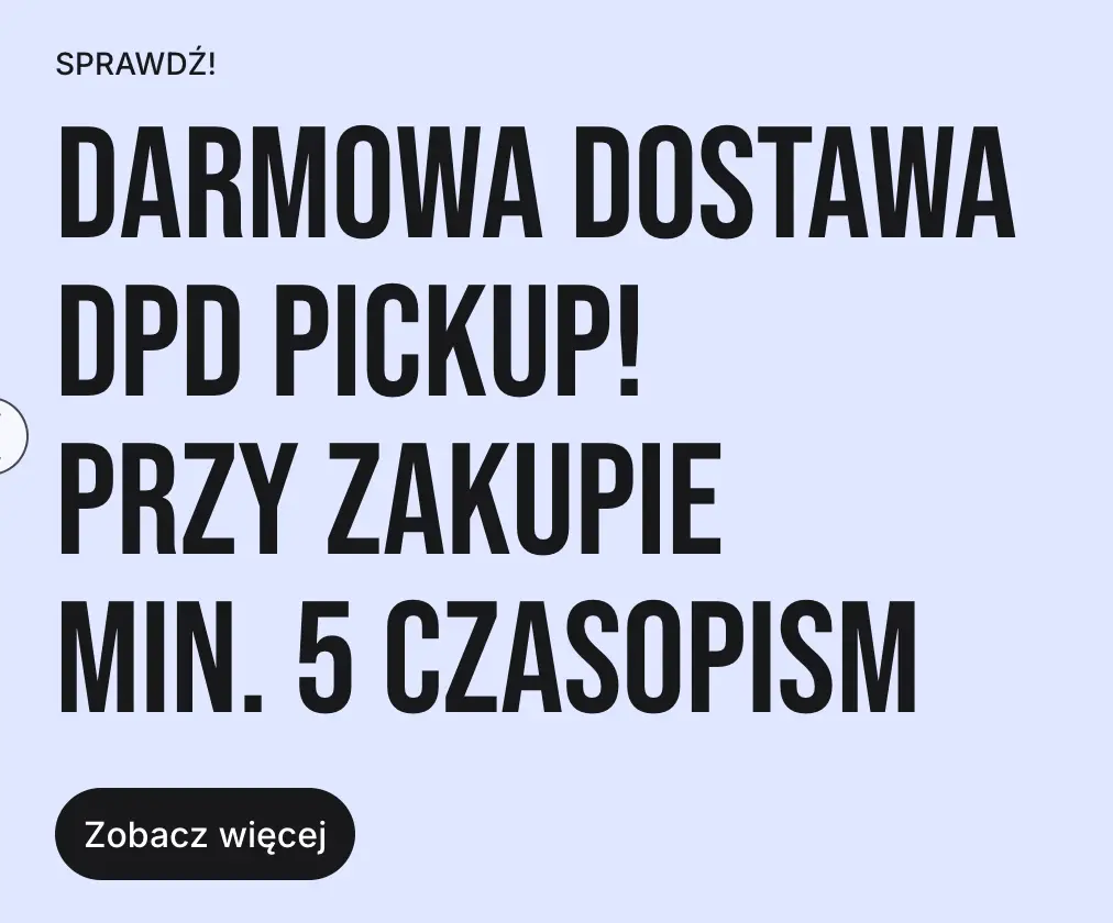 Darmowa dostawa przy zakupie 5 czasopism w Egmont
