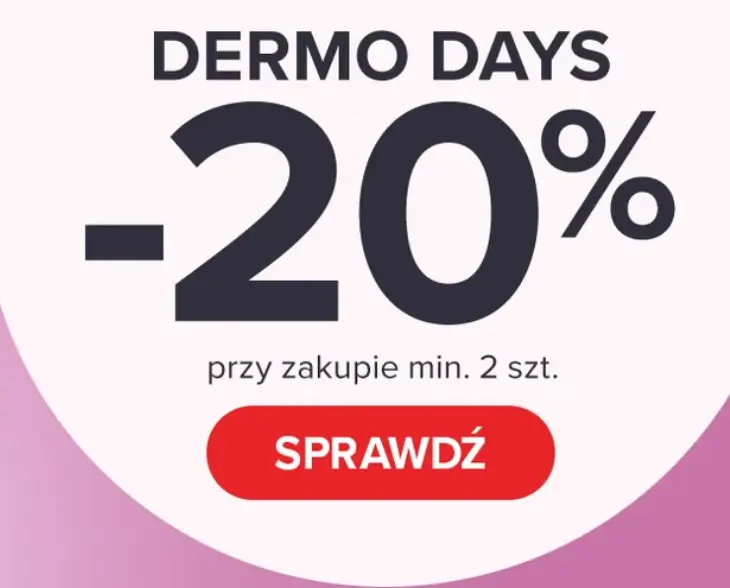 Dermo days z rabatami -20% na min. 2 produkty w drmax.pl