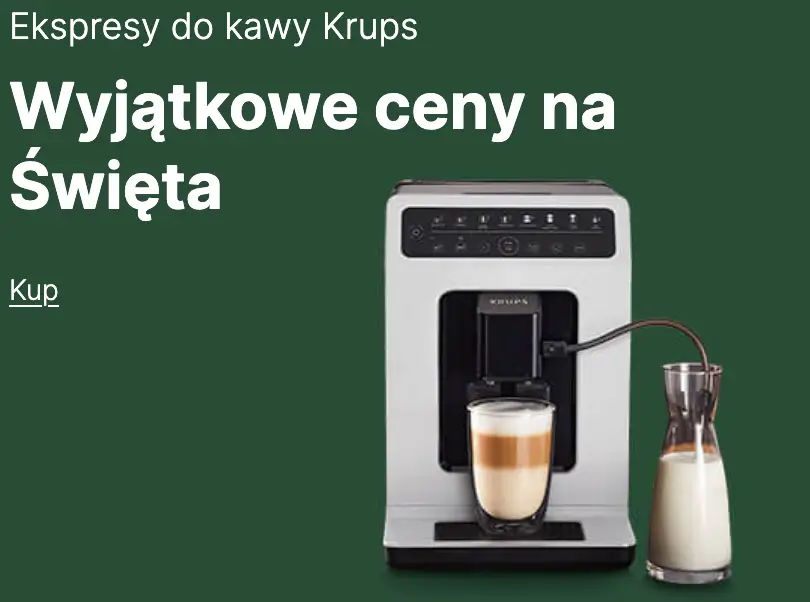Ekspresy do kawy Krups w obniżonej cenie w Przyjaciele Kawy