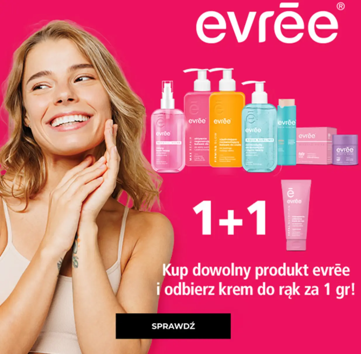 Kup dowolny produkt Evree i odbierz krem za 1 grosz w Cocolita