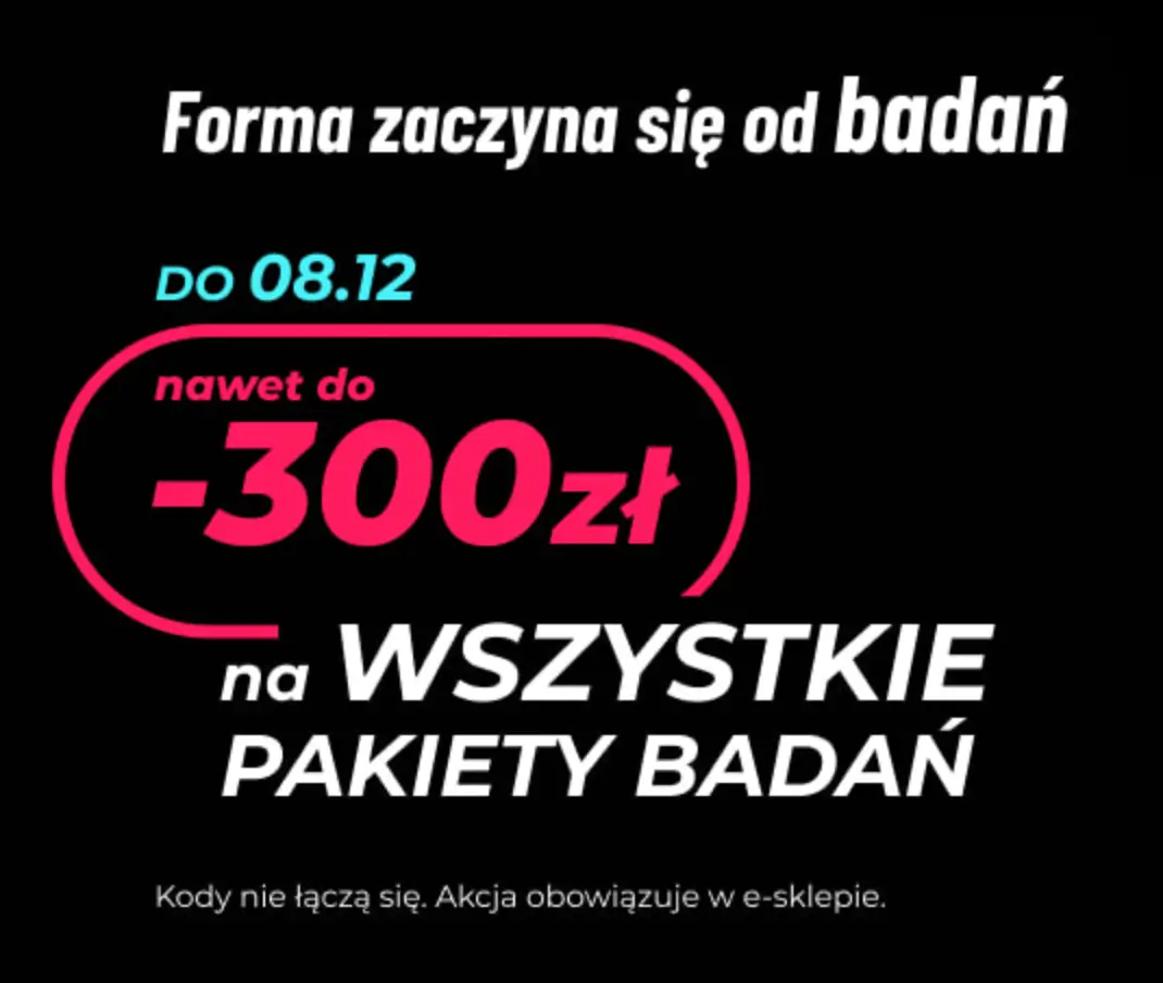 Pakiety badań ALAB sport ze zniżkami do -300 zł 
