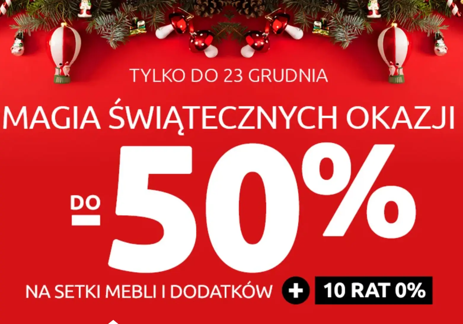 Świąteczne okazje do -60% w ofercie promocyjnej Black Red White