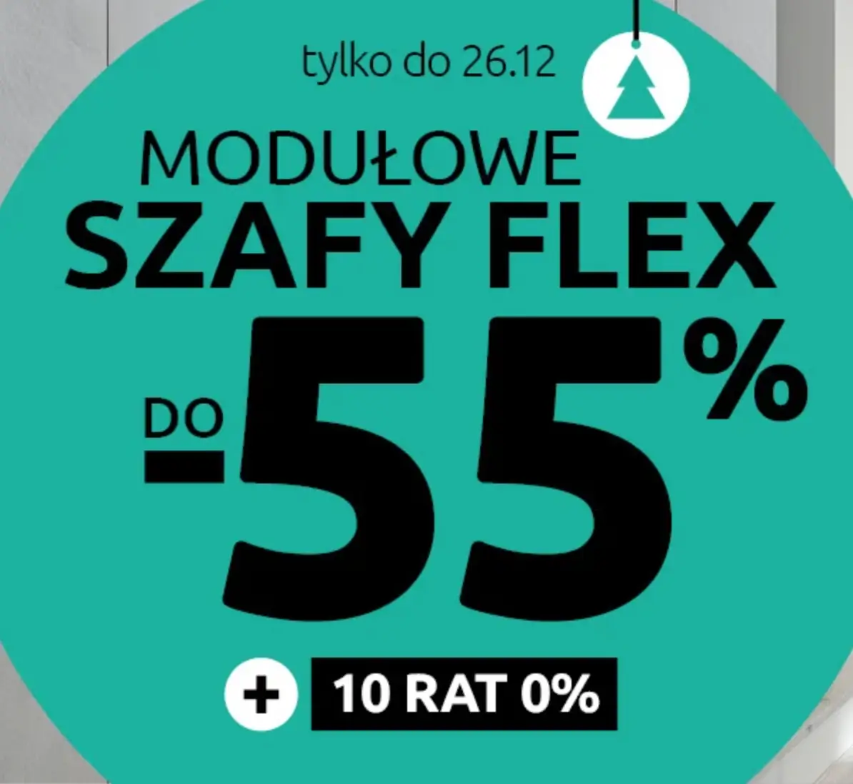 Szafy modułowe FLEX do -55% w Black Red White