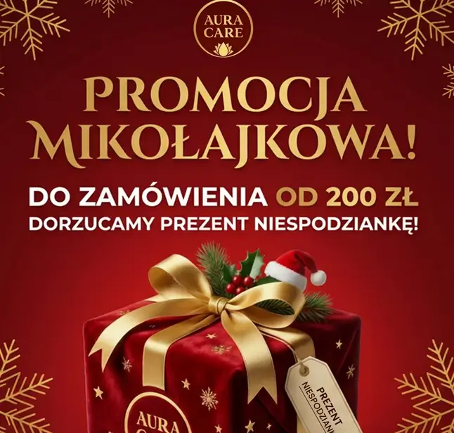 Zrób zakupy za min. 200zł a otrzymasz prezent w AuraCare