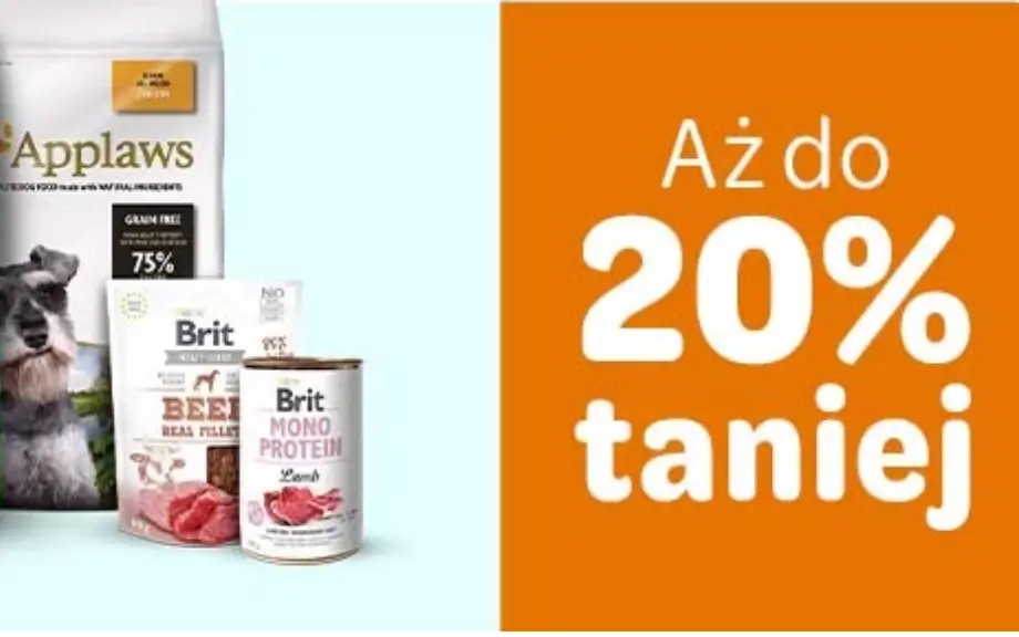 Aż do 20% rabatu na produkty wybranych marek w Zooplus