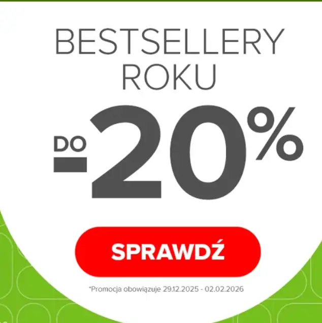 Bestsellery roku 20% taniej w drmax.pl