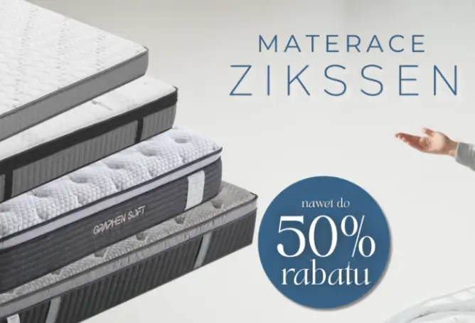 Materace Zikssen do -50% w Senpo