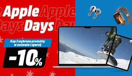 Nawet -10% na produkty Apple w zestawie w promocji w Media Markt