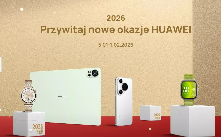 Noworoczne okazje w sklepie Huawei