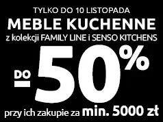 Black Red White: meble kuchenne do -50% przy zakupie od 5000 zł