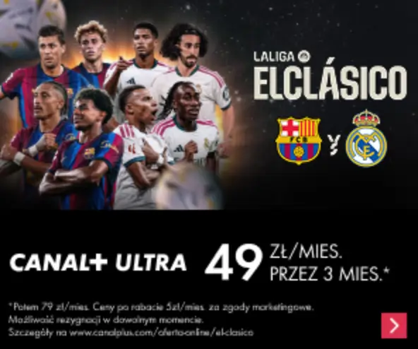 CANAL+ - pakiet 49 zł/mies. przez 3 miesiące