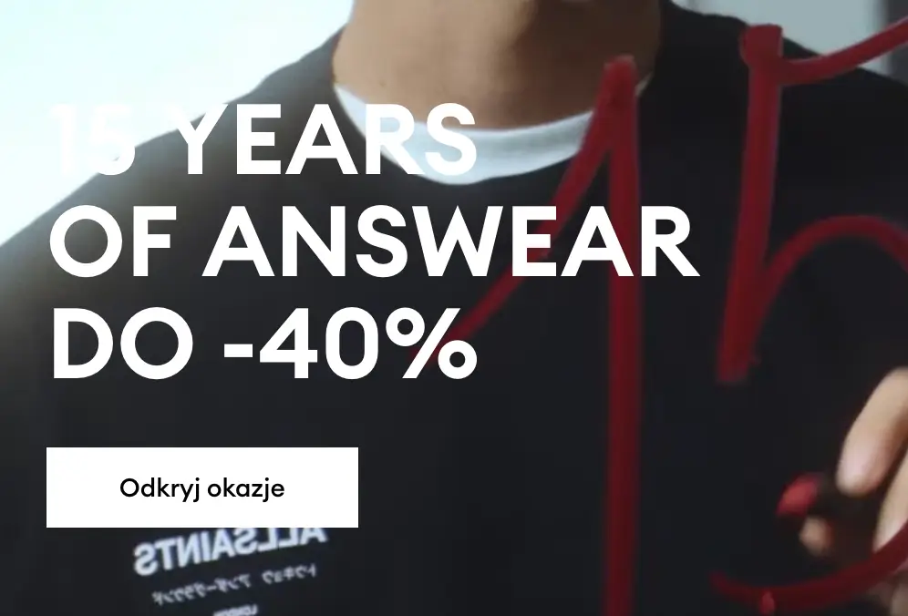 Kod rabatowy Answear do -40% na zakupy za min. 400 zł