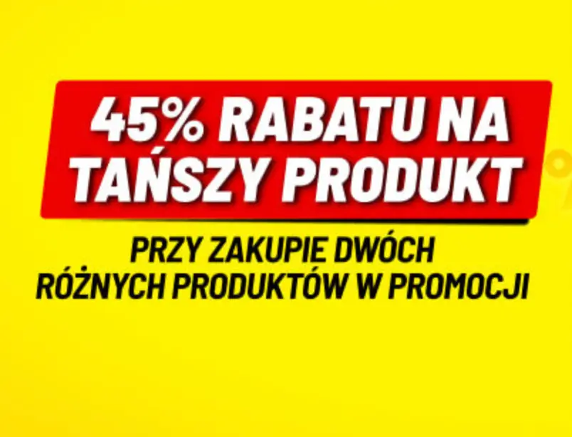 Media Expert - drugi tańszy produkt 45% taniej