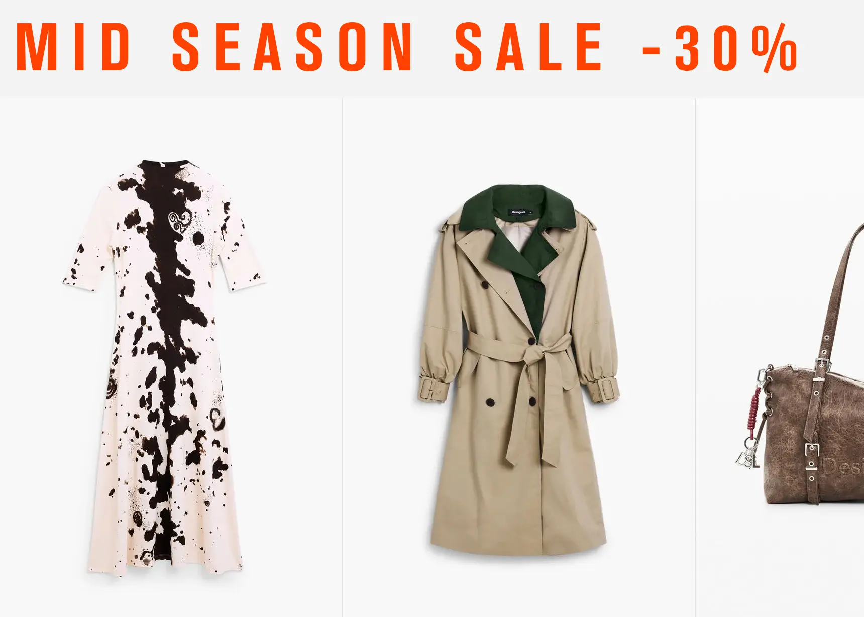 Mid Season Sale w Desigual: rabaty do -30% i dodatkowe -10%