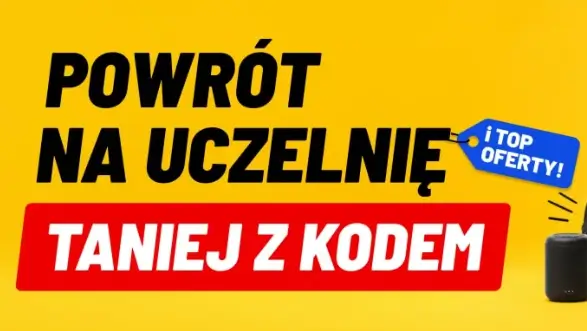Powrót na uczelnie z kodami rabatowymi na wybrane produkty w Media Expert